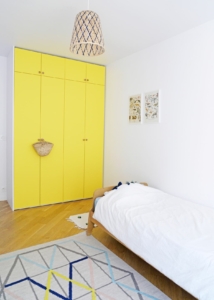 chambre enfant jaune